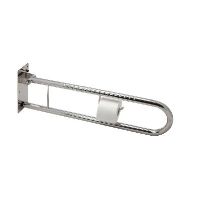 Produktbilde Støttehandtak til toalett med toalettrullholder - foldbar